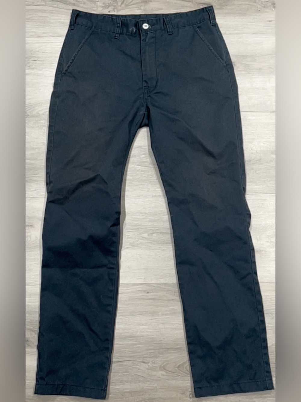 The Hundreds Mens Black Slim Fit Chino Pants Size 32 Casual Streetwear FLAWED